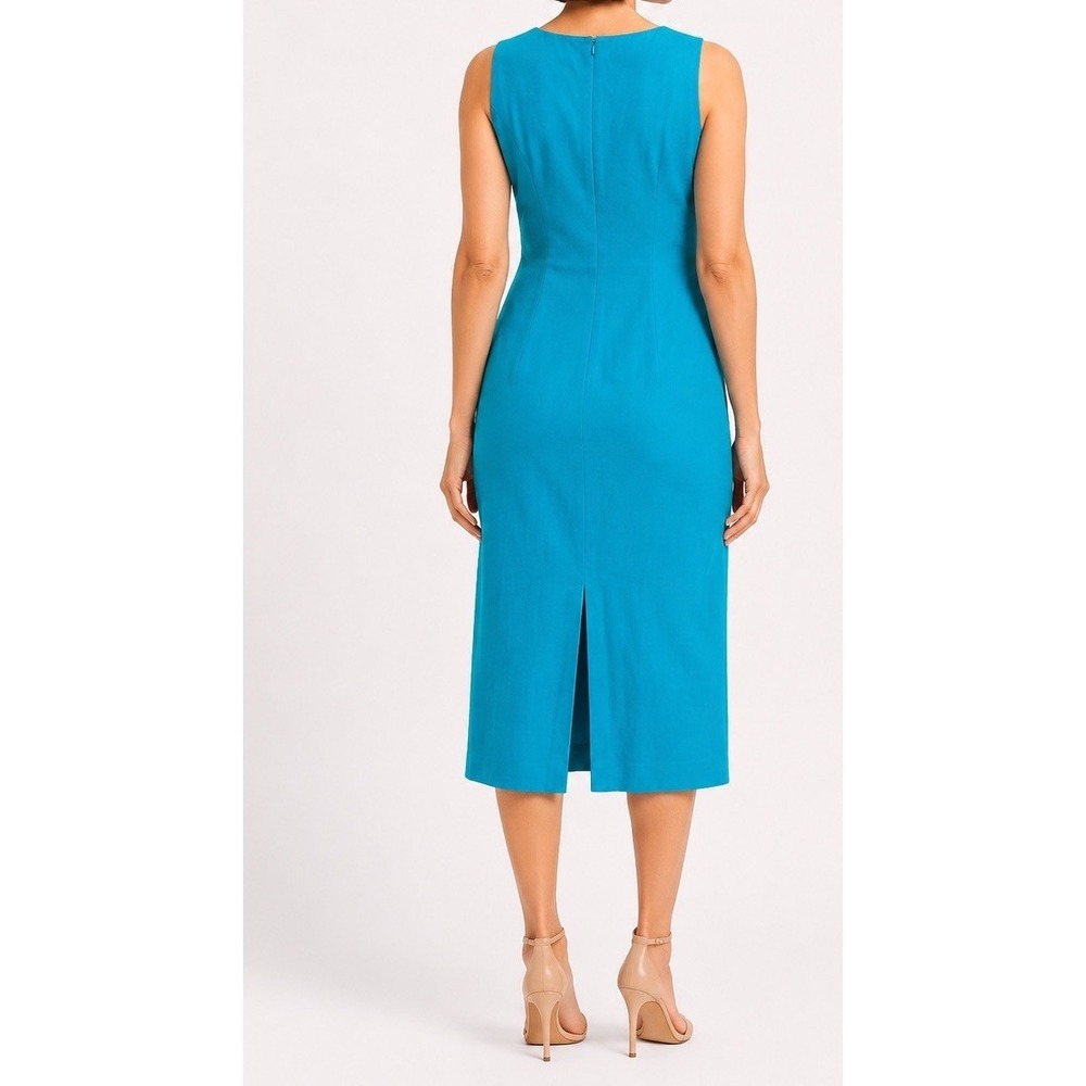 Jessica Howard Dress 2 Pc Set Womens 4 Petite Blue - Picture 2 of 16
